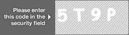 captcha code for visual authentication  number 5 letter T number 9 letter P