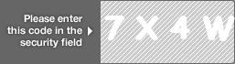 captcha code for visual authentication  number 7 letter X number 4 letter W