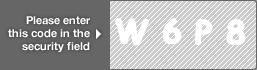 captcha code for visual authentication  letter W number 6 letter P number 8