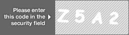 captcha code for visual authentication  letter Z number 5 letter A number 2